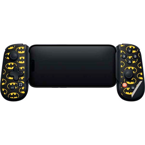 DC Comics Batman Logo Pattern Backbone One for iPhone Game Controller Skin